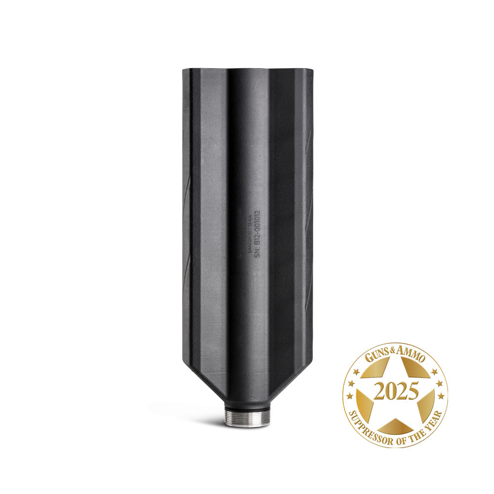 Banish 12 Assembly w/ Benelli Crio Adapter Black Suppressor
