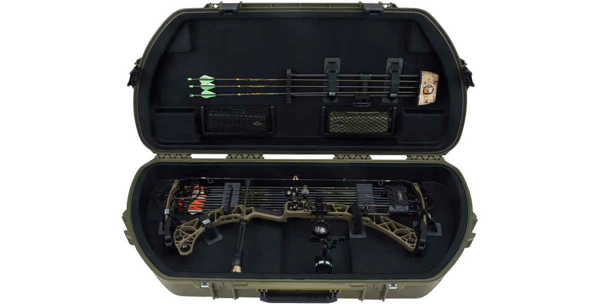 SKB iSeries Shaped Bow Case - OD Green