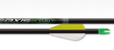 Easton Axis 5MM  Fletched  Arrows 6pk