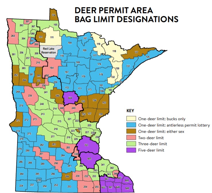 Deer Permit Area Bag Limit