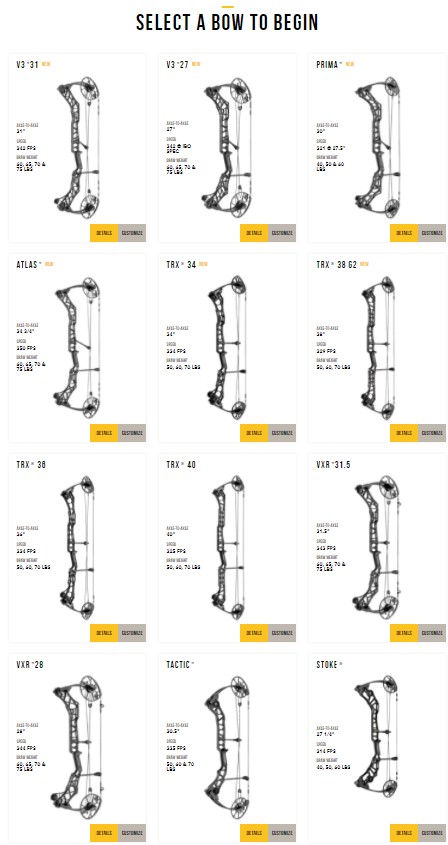 Select A Mathews Compound Bow